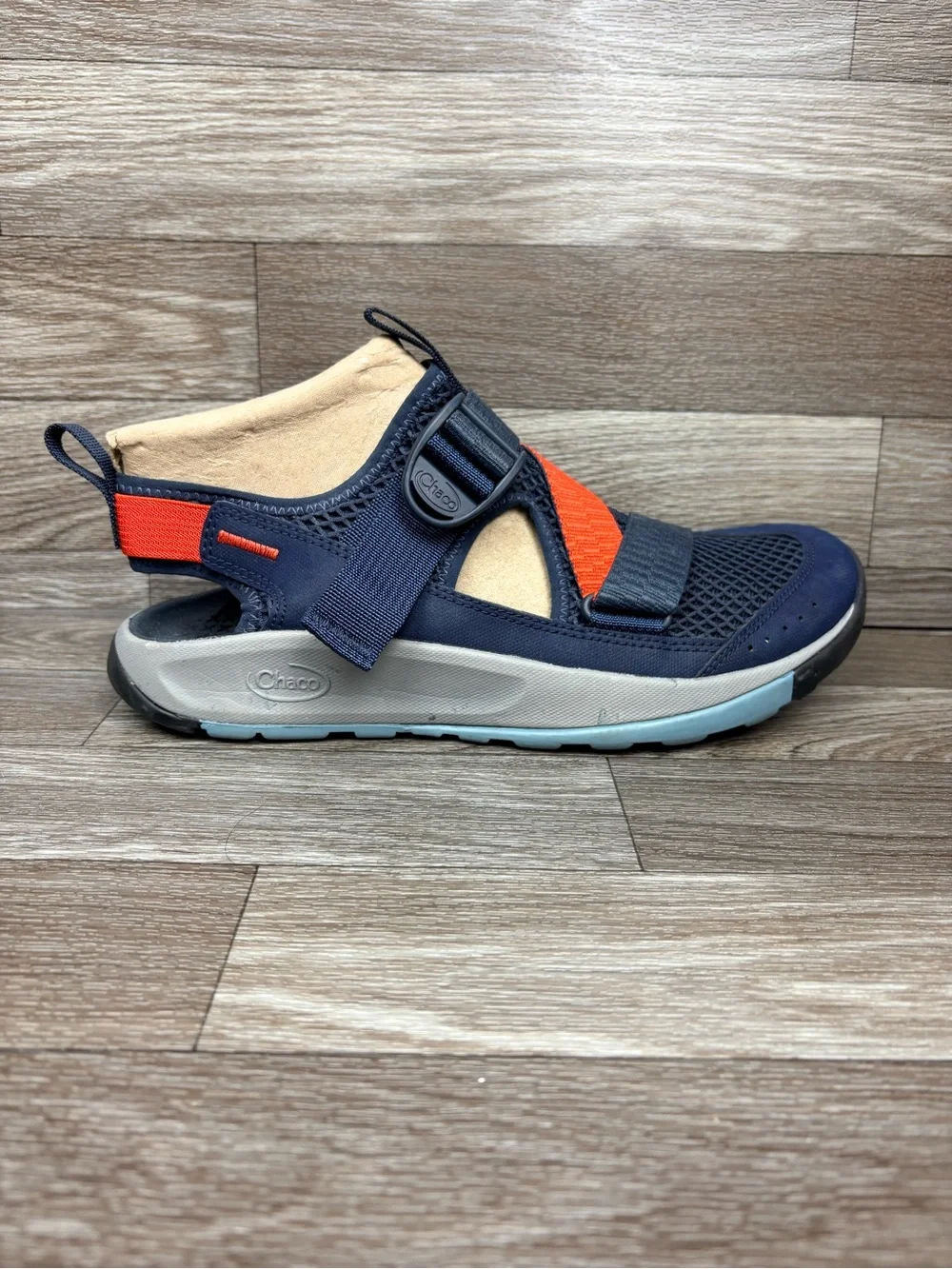 Chaco Men's Odyssey All Terrain Closed Toe Sports Sandal J106467 Navy Sz 8